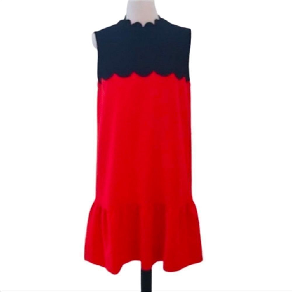 EUC Victoria Beckham x Target Dress Red Black Sz. XS